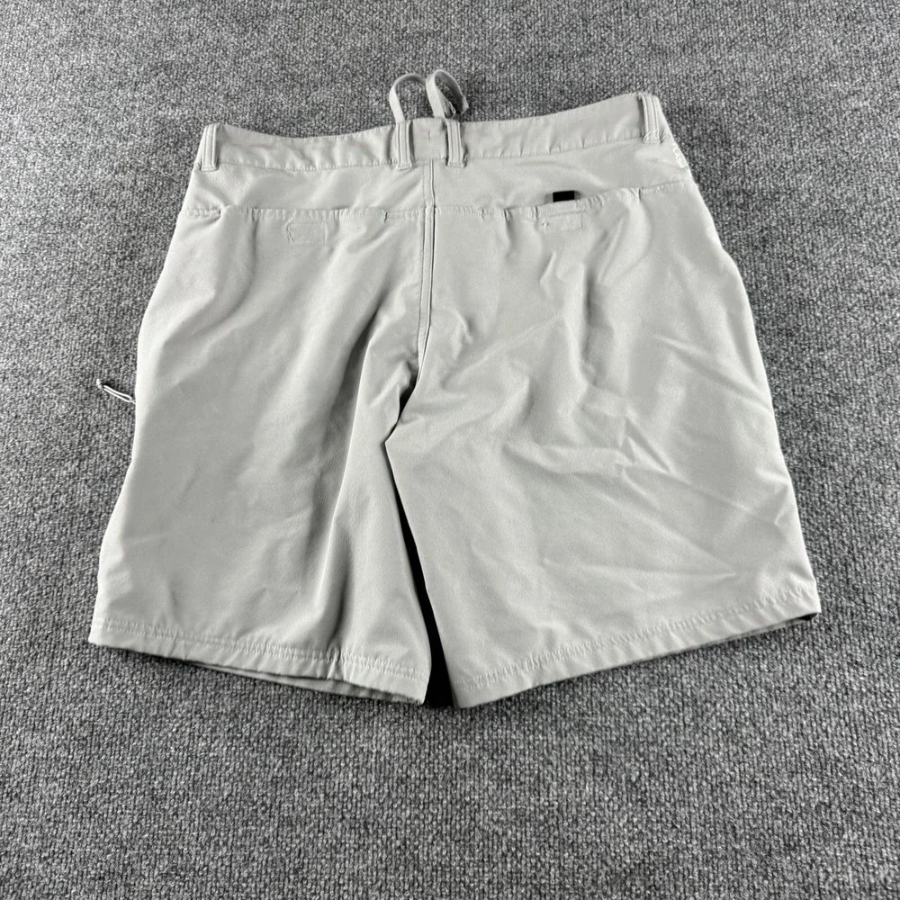 The North Face Shorts Mens 34 Gray FlashDry Hiking Zip Pocket Trail Outdoor